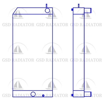 Sy 135-9 radiators Sany ekskavatoram